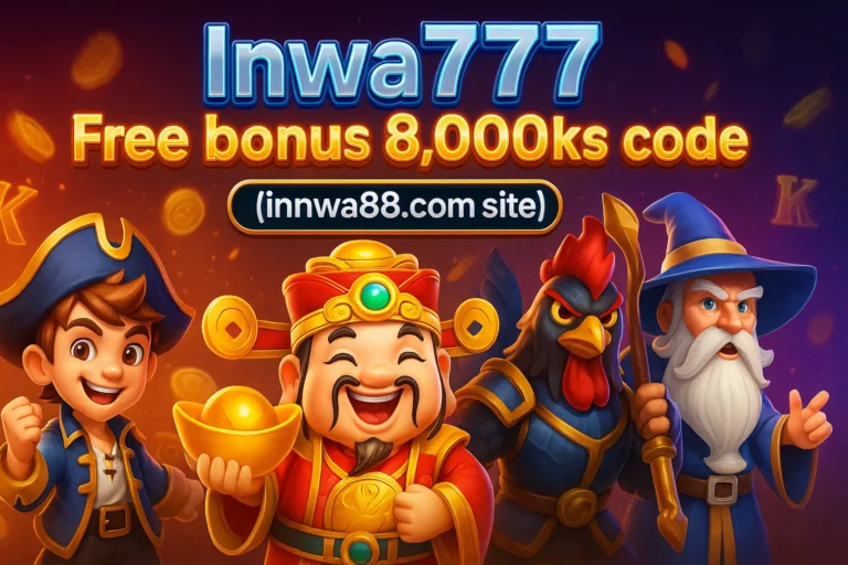 Inwa777 Free Bonus 8000Ks